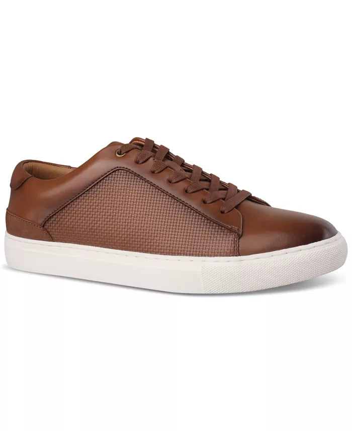 Alfani Men's Adairr Dress Sneaker  Cognac Size 8.5