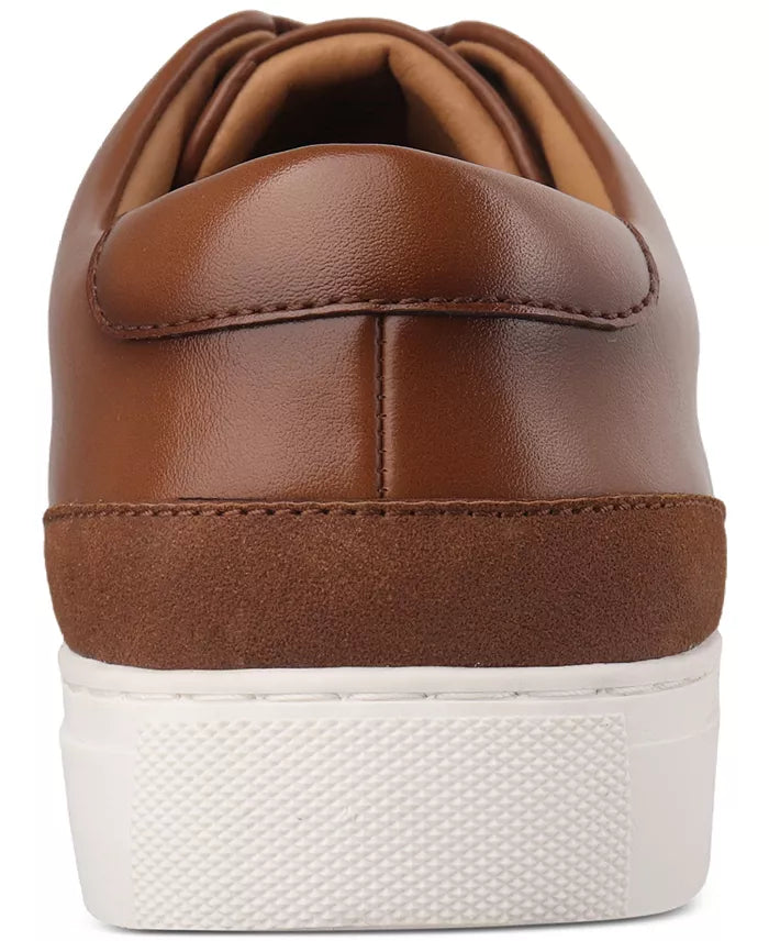 Alfani Men's Adairr Dress Sneaker  Cognac Size 8.5