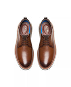 Clarks Men's Brantin Plain Toe Dress Casual Shoes  Dark Tan Leather Size 8.5W