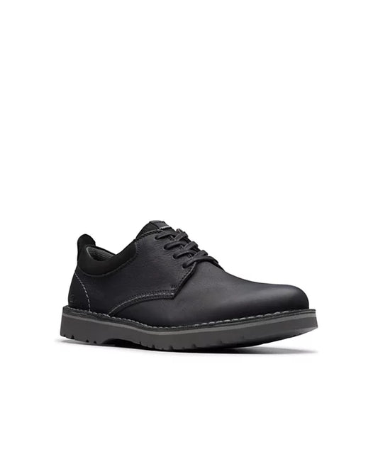 Clarks Collection Men's Eastridge Low Shoes  Black Leather Size 10.5