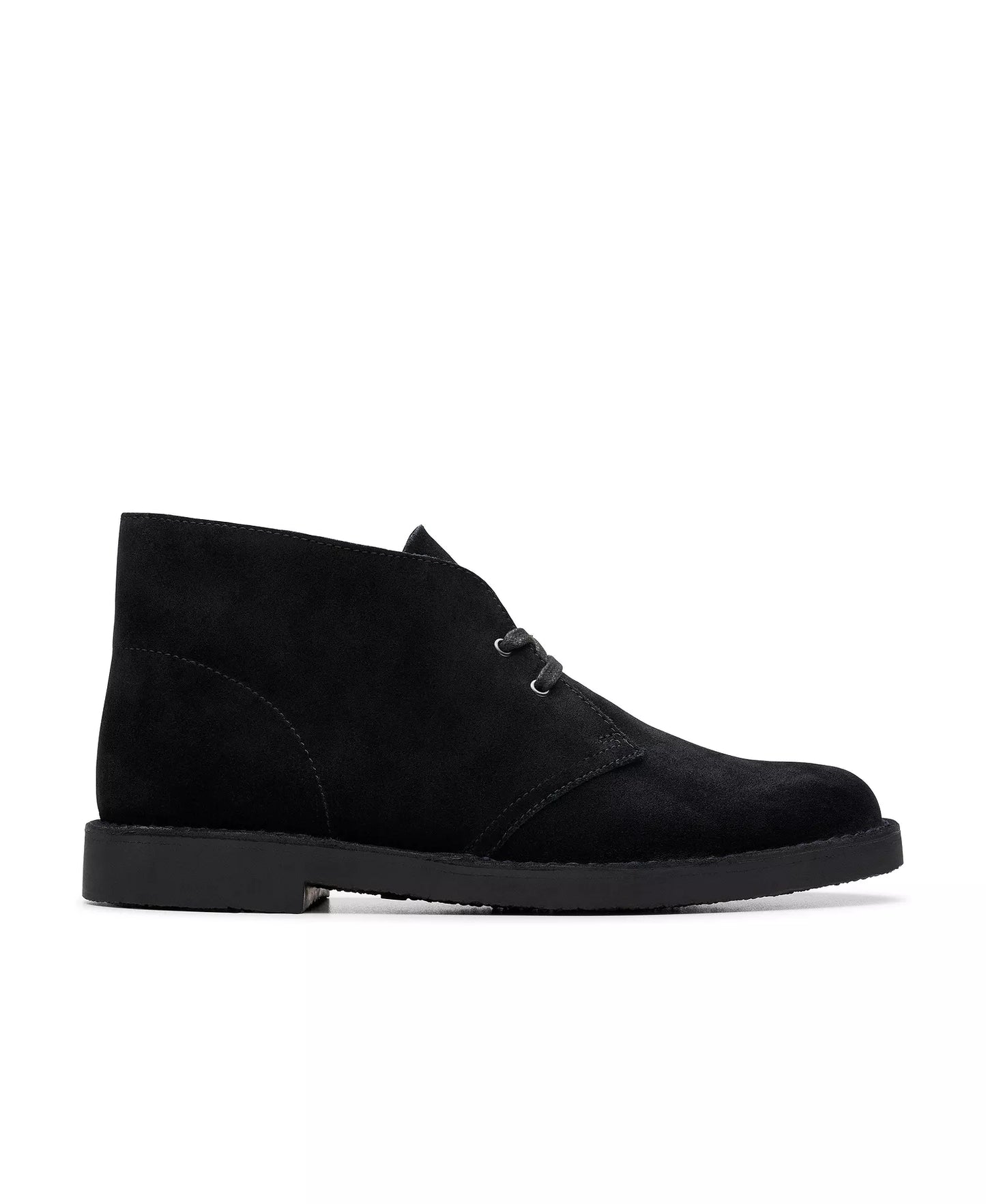 Clarks Men's Shepton Boots   Black Suede Size 9W