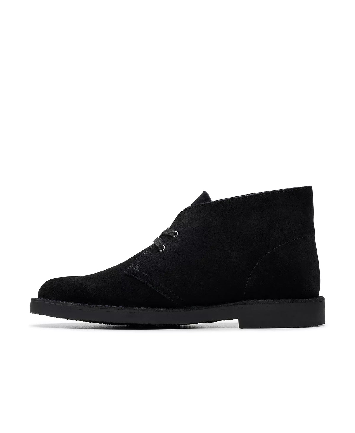Clarks Men's Shepton Boots   Black Suede Size 9W