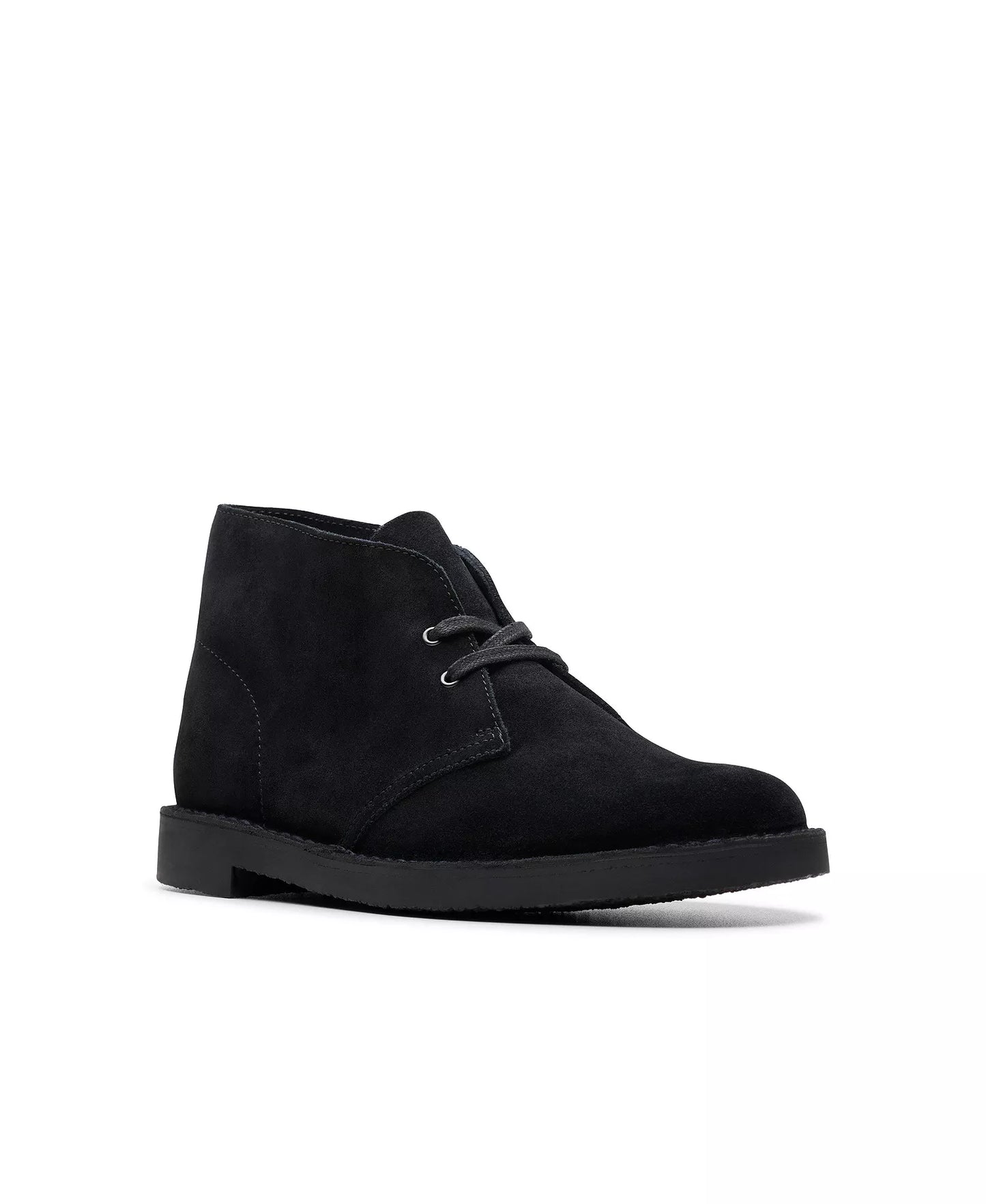 Clarks Men's Shepton Boots   Black Suede Size 9W