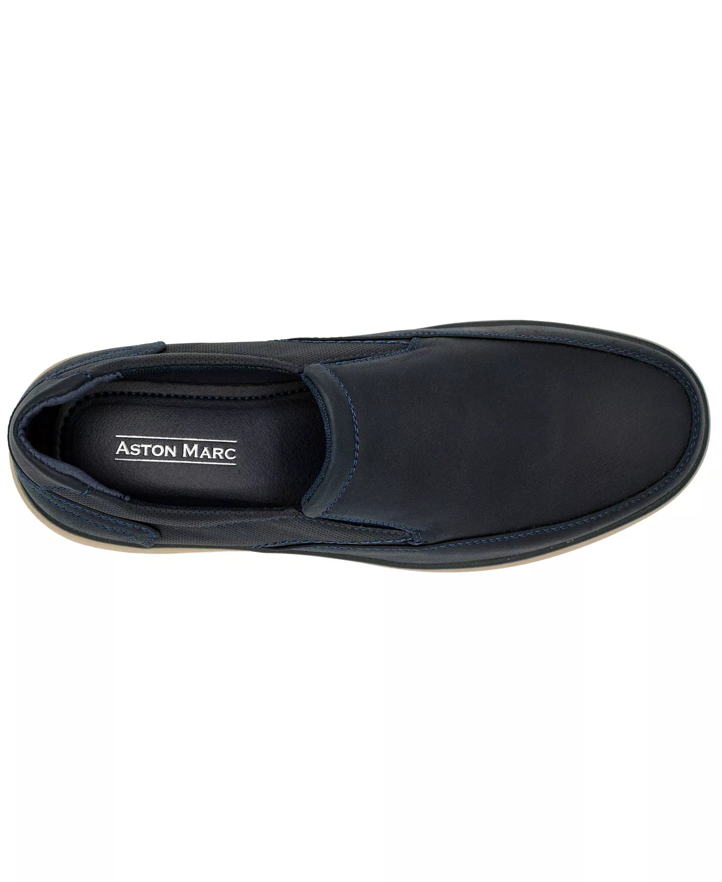 Aston Marc Men's Galt Casual Slip-On Shoes  Navy Size 10