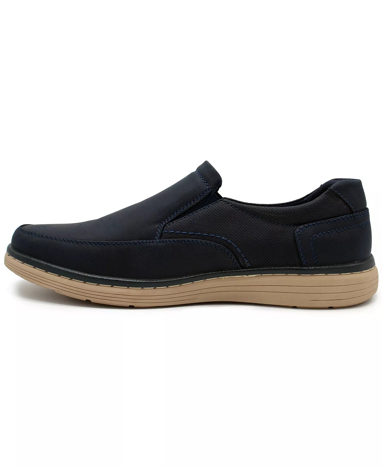 Aston Marc Men's Galt Casual Slip-On Shoes  Navy Size 10