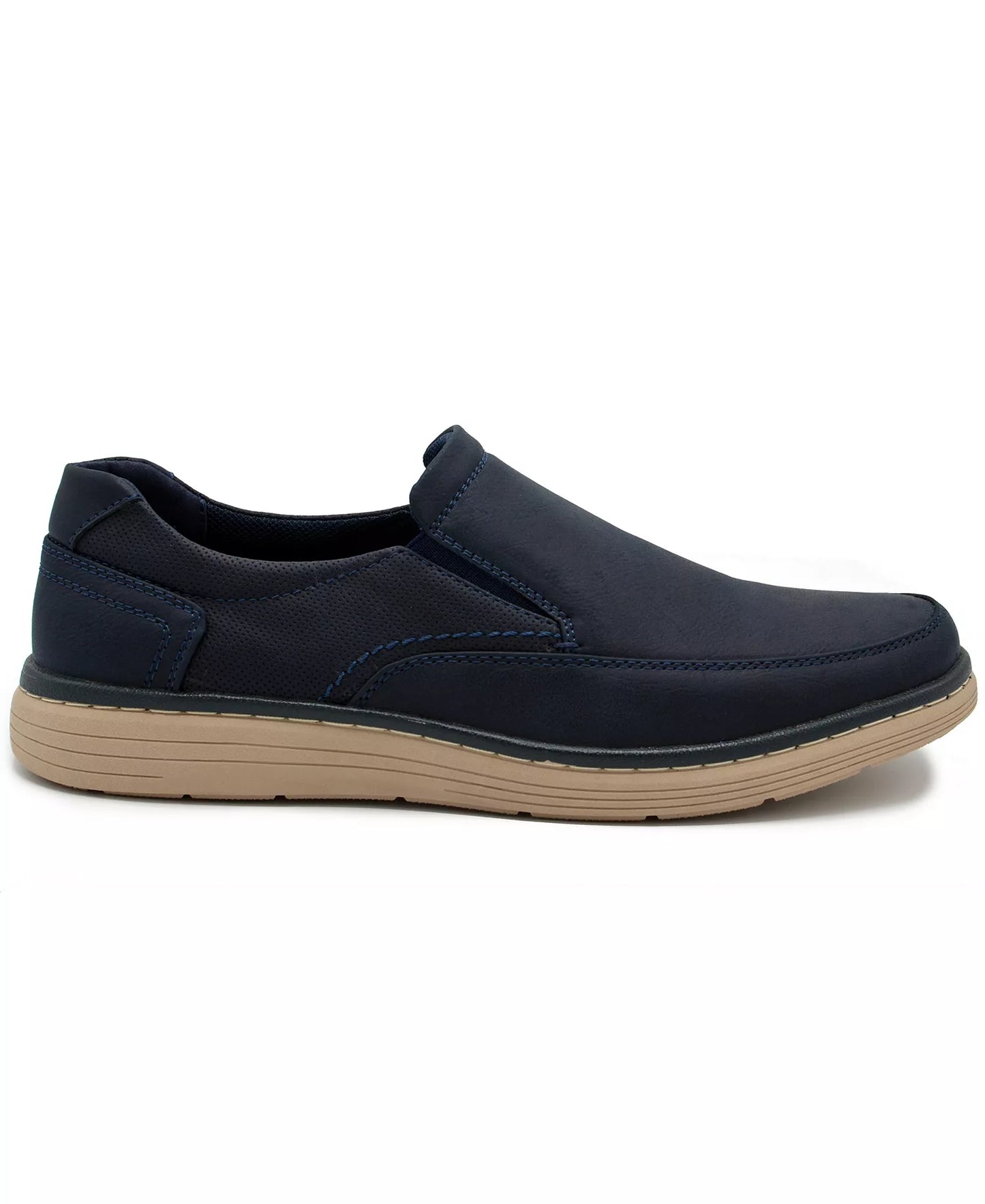Aston Marc Men's Galt Casual Slip-On Shoes  Navy Size 10