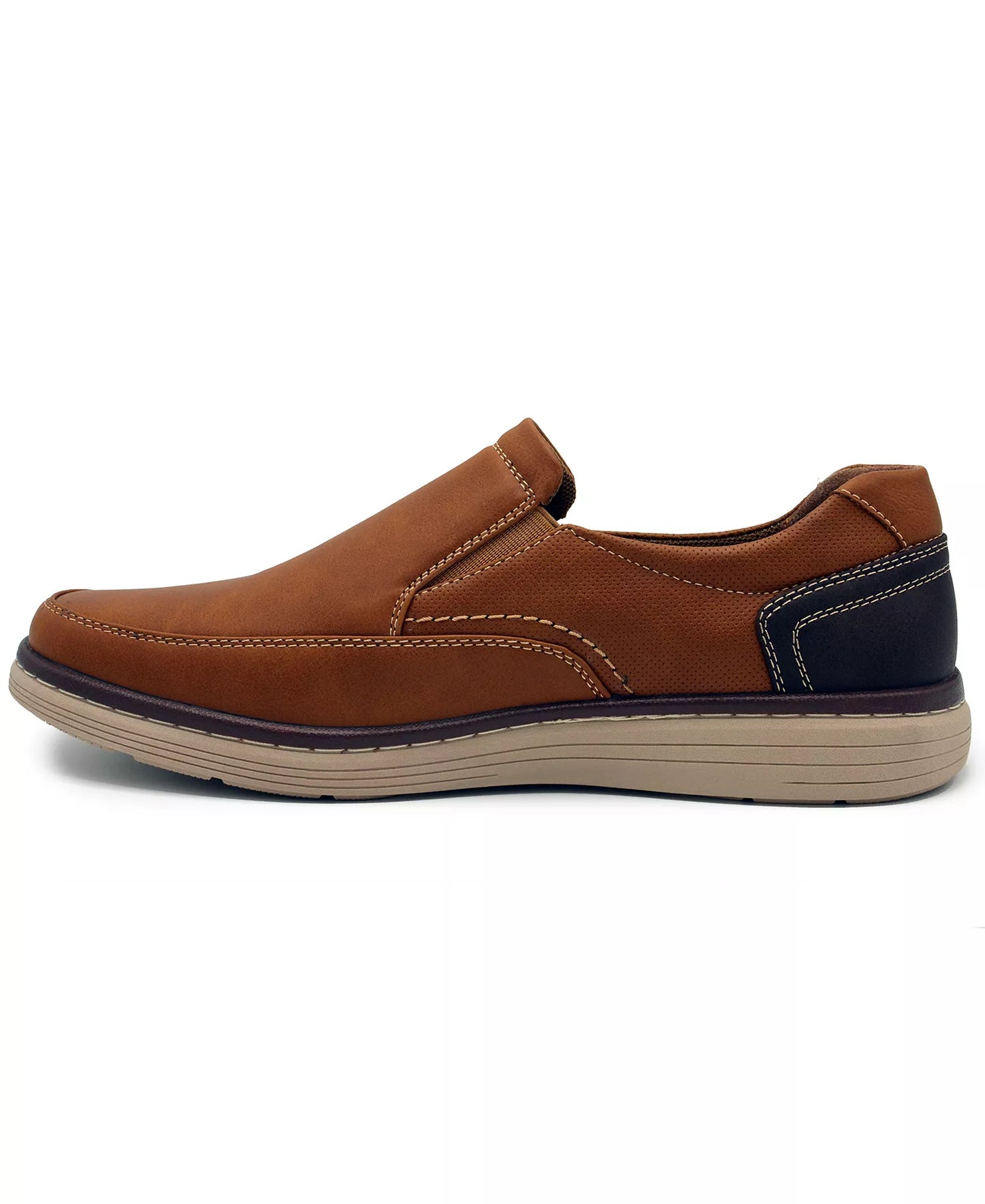 Aston Marc Men's Galt Casual Slip-On Shoes  Tan Size 10