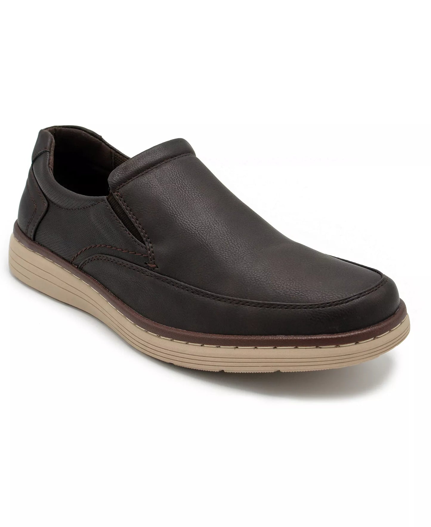 Aston Marc Men's Galt Casual Slip-On Shoes  Brown Size 10