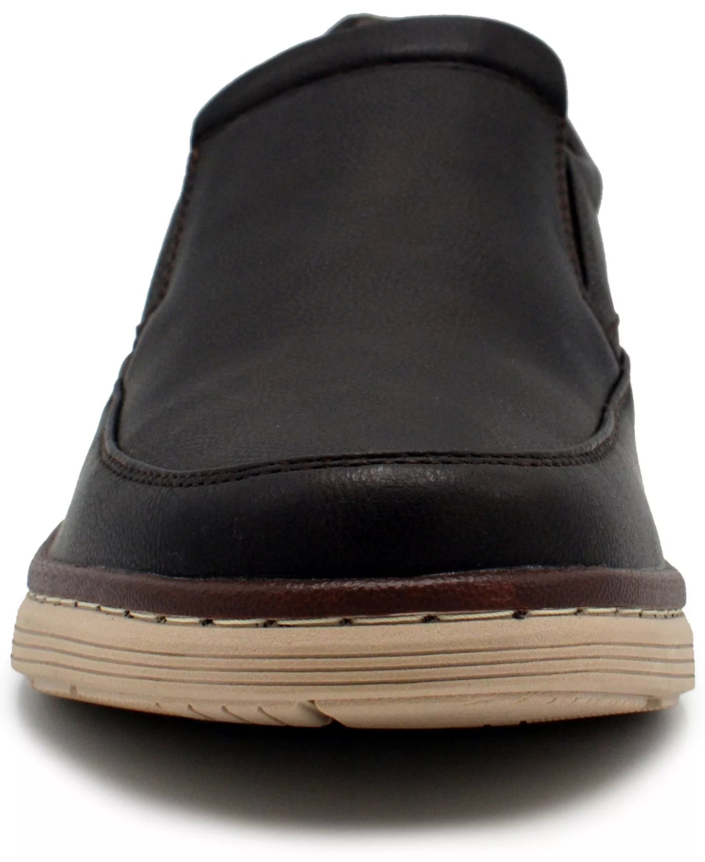 Aston Marc Men's Galt Casual Slip-On Shoes  Brown Size 10