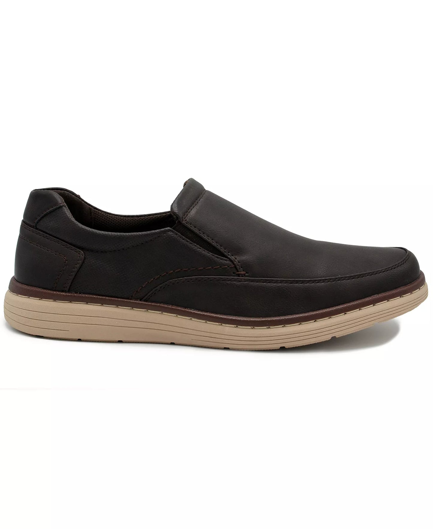Aston Marc Men's Galt Casual Slip-On Shoes  Brown Size 10