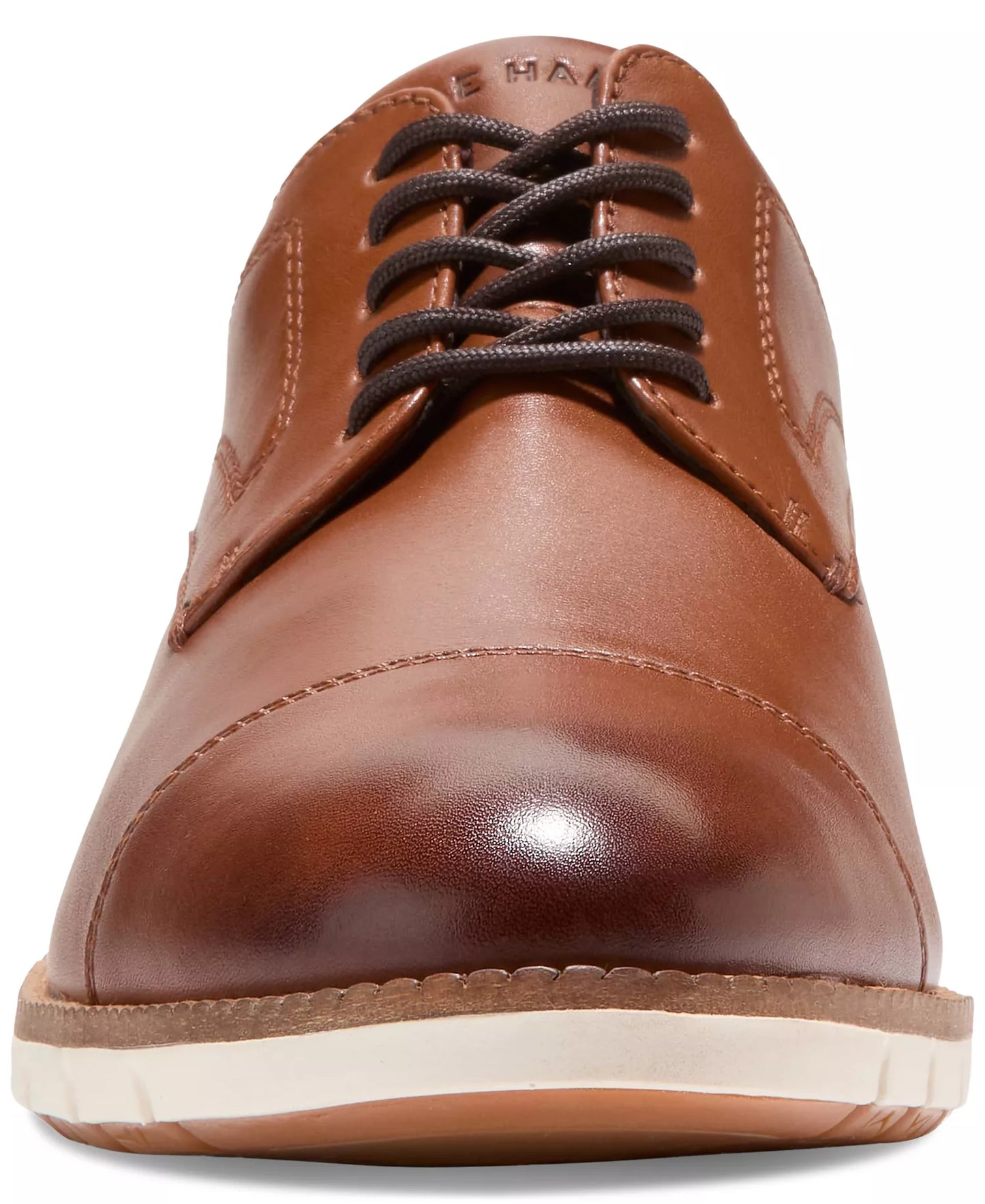 Cole Haan Men's FlexGrand 360 Cap-Toe Oxford Dress Shoes  British Tan/Ivory Size 11.5