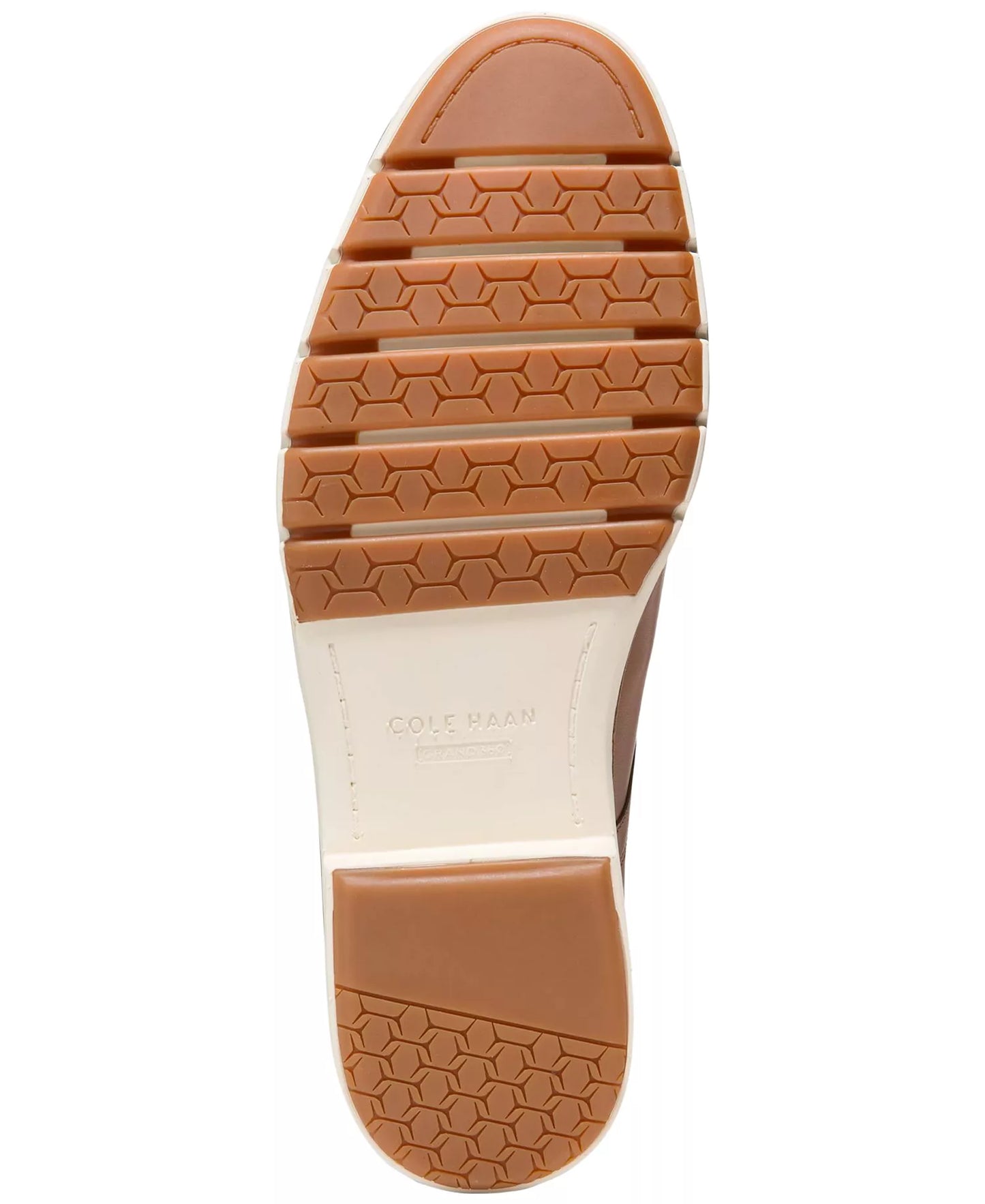 Cole Haan Men's FlexGrand 360 Cap-Toe Oxford Dress Shoes  British Tan/Ivory Size 11.5