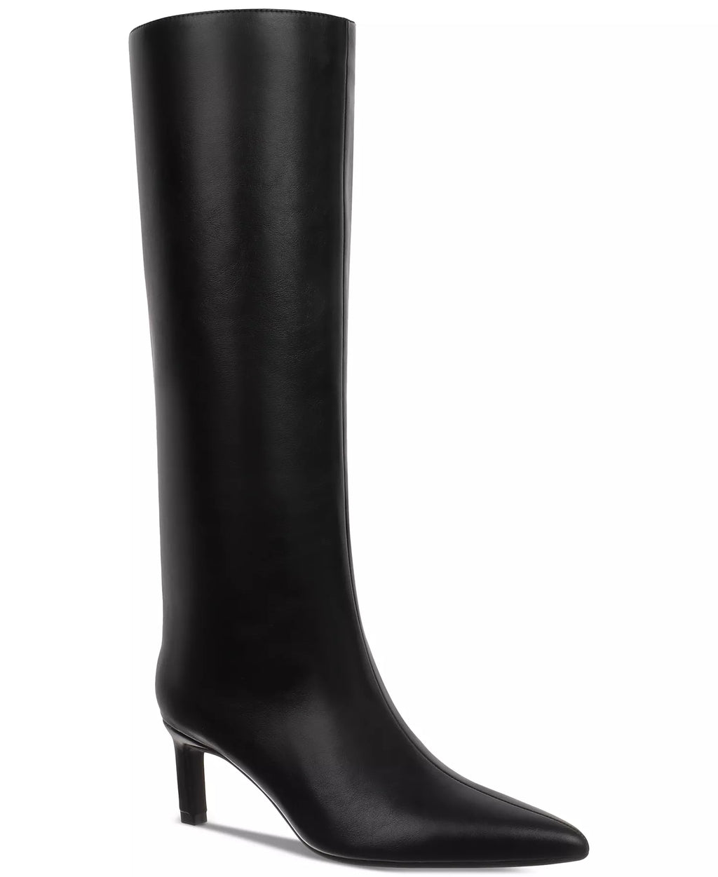 On 34th Women's Rachelle Stovepipe Knee High Boots  Black Smooth Size 10