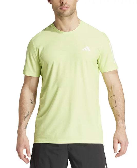 adidas Men's Own The Run Moisture-Wicking T-Shirt  Pulse Lime Size XL