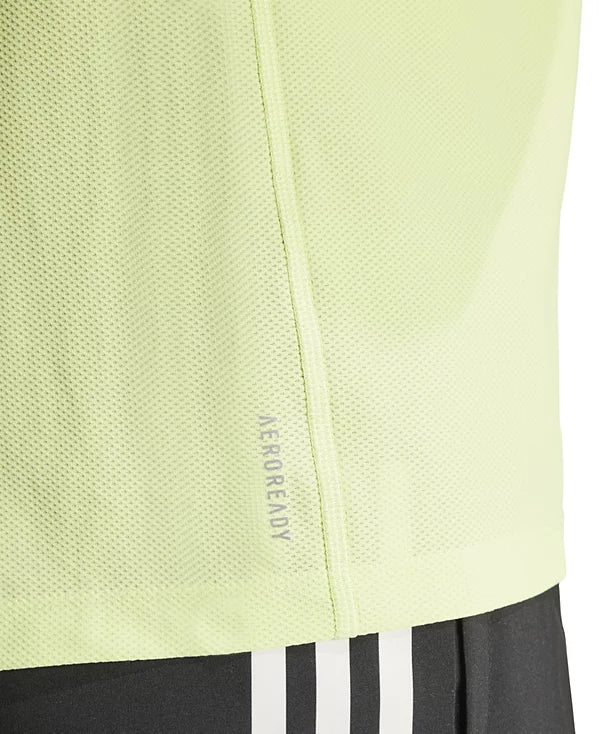 adidas Men's Own The Run Moisture-Wicking T-Shirt  Pulse Lime Size XL