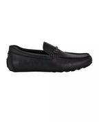 Calvin Klein Men's Otilis Casual Slip-On Loafers  Black Leather Size 9.5