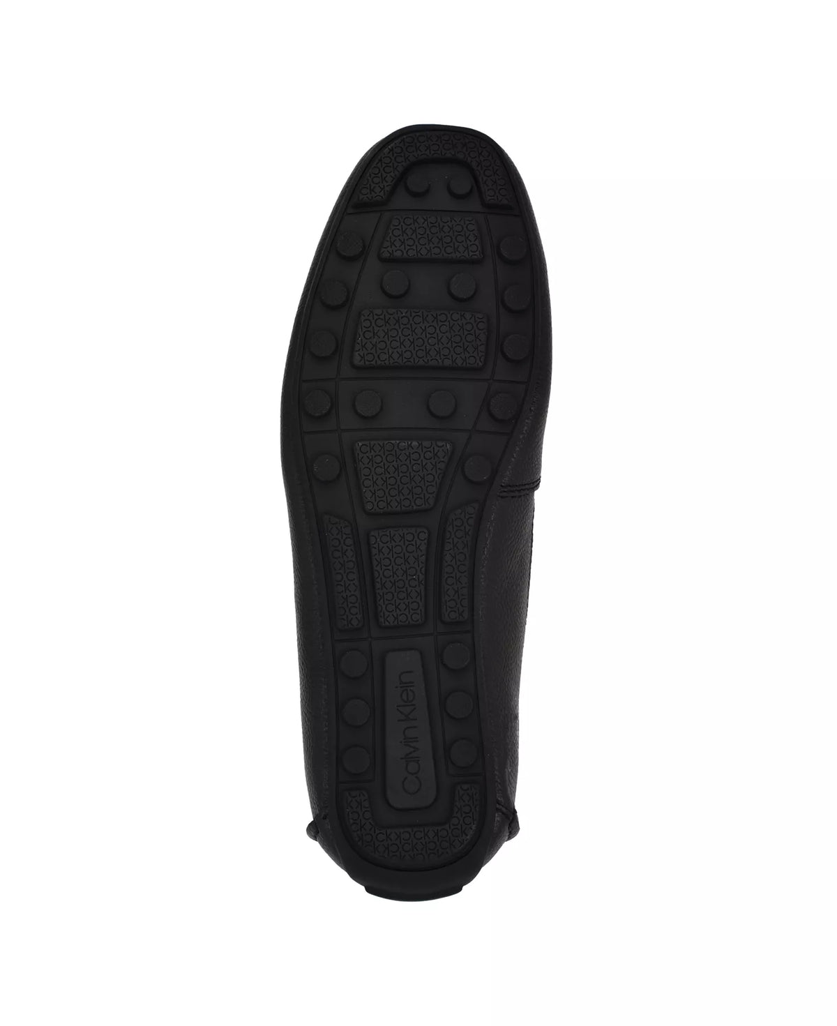 Calvin Klein Men's Otilis Casual Slip-On Loafers  Black Leather Size 9.5