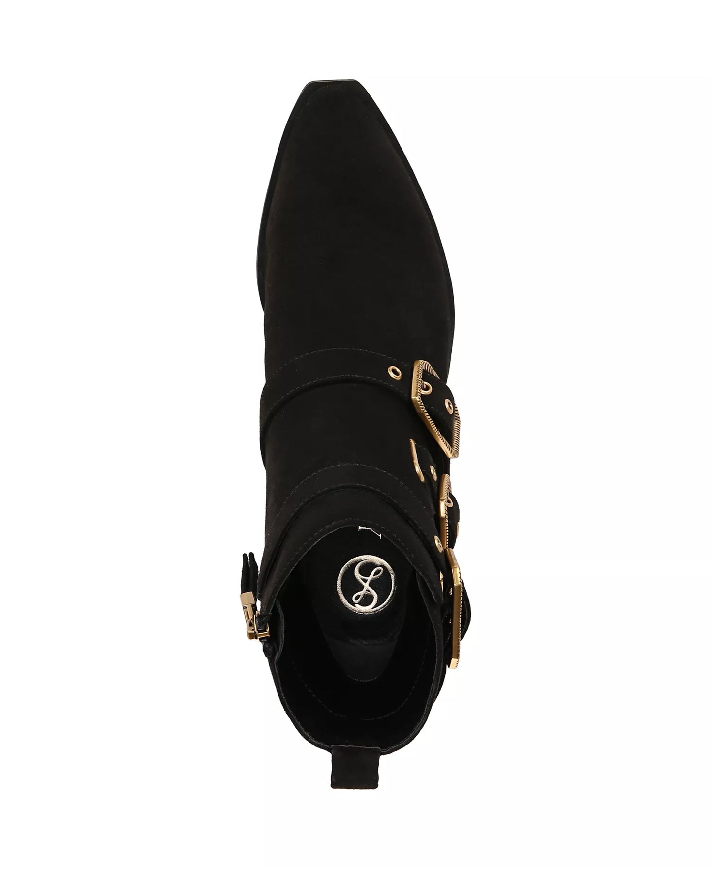 Sam & Libby Women's Finnley Ankle Boots  Black Micro Size 7