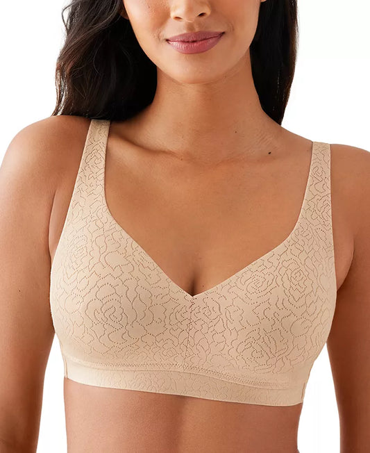 Wacoal Women's Inside Job Wireless Full-Coverage Bra  Sand Size 40D