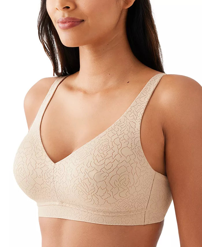 Wacoal Women's Inside Job Wireless Full-Coverage Bra  Sand Size 40D