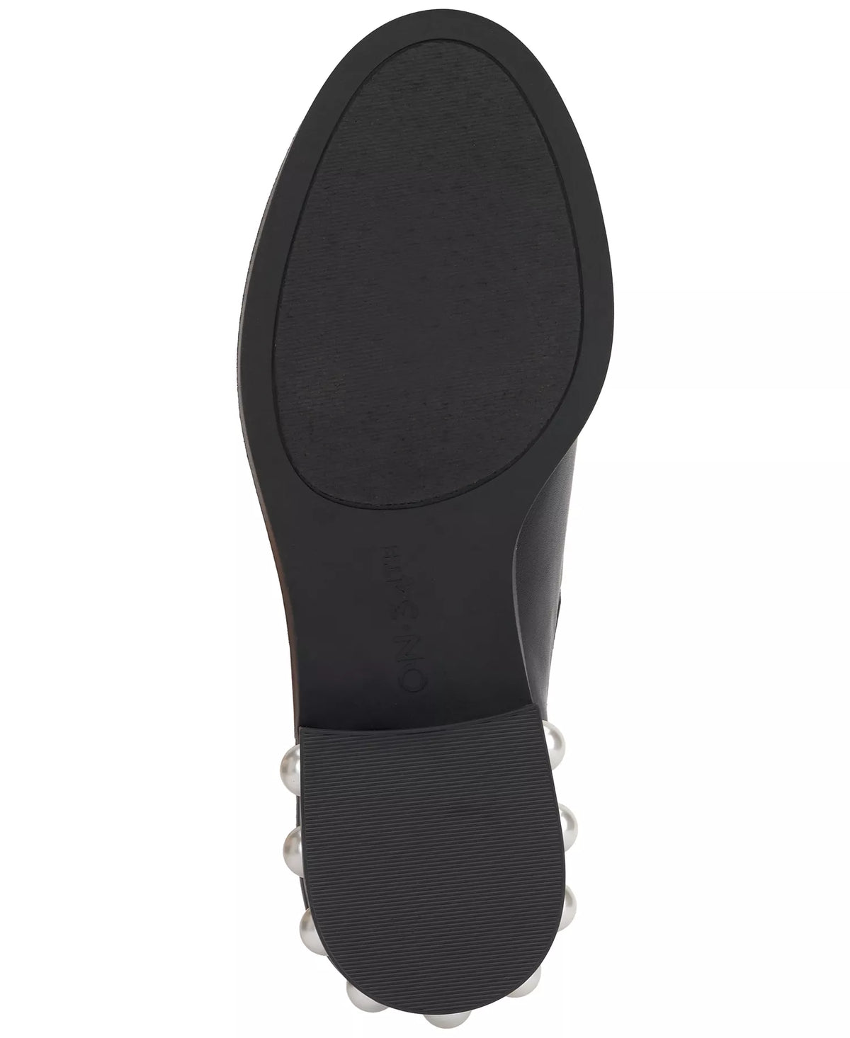 On 34th Women's Jeovana Pearl Chelsea Booties  Black Smooth Size 5.5