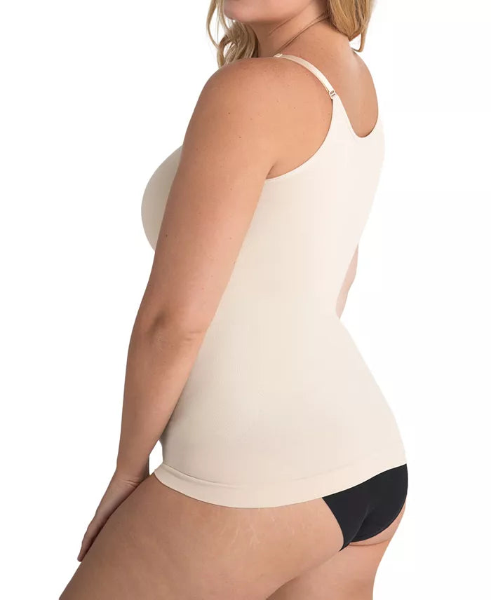 Shapermint Essentials Women's All Day Every Day Scoop Neck Cami  Beige Size 2XL