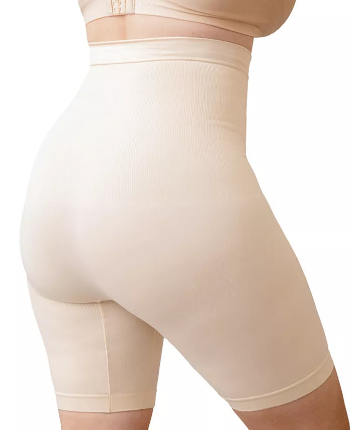 Shapermint Essentials Women's High Waisted Shaper Short  Beige Size XL/2XL