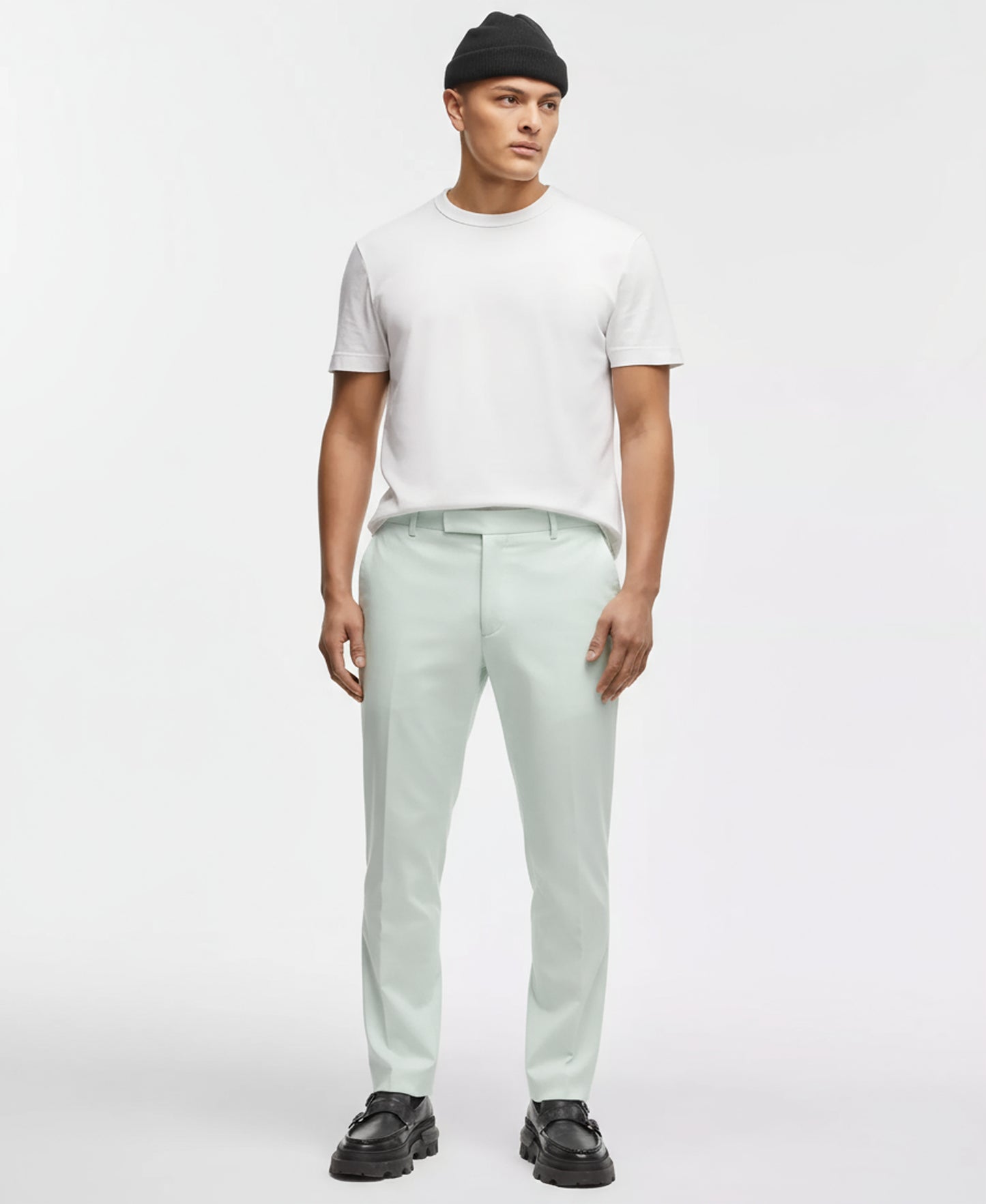 Mode of One Men's Slim-Fit Suit Pants  Iced Mint Size 38