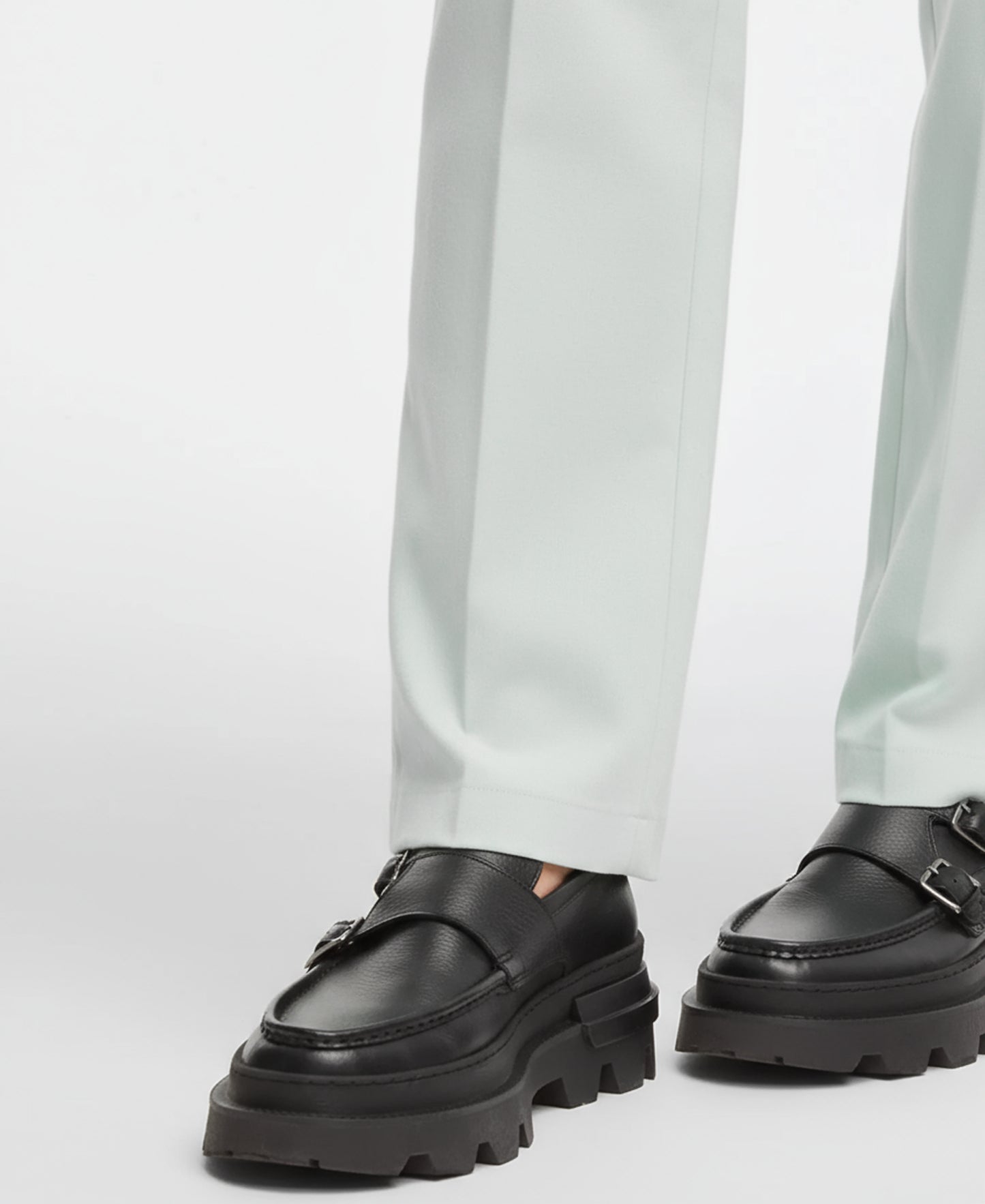 Mode of One Men's Slim-Fit Suit Pants  Iced Mint Size 38