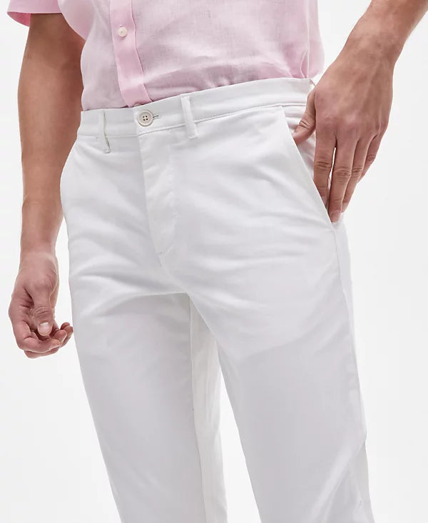 Tommy Hilfiger Men's TH Flex Stretch Regular-Fit Chino Pants  White W33xL30