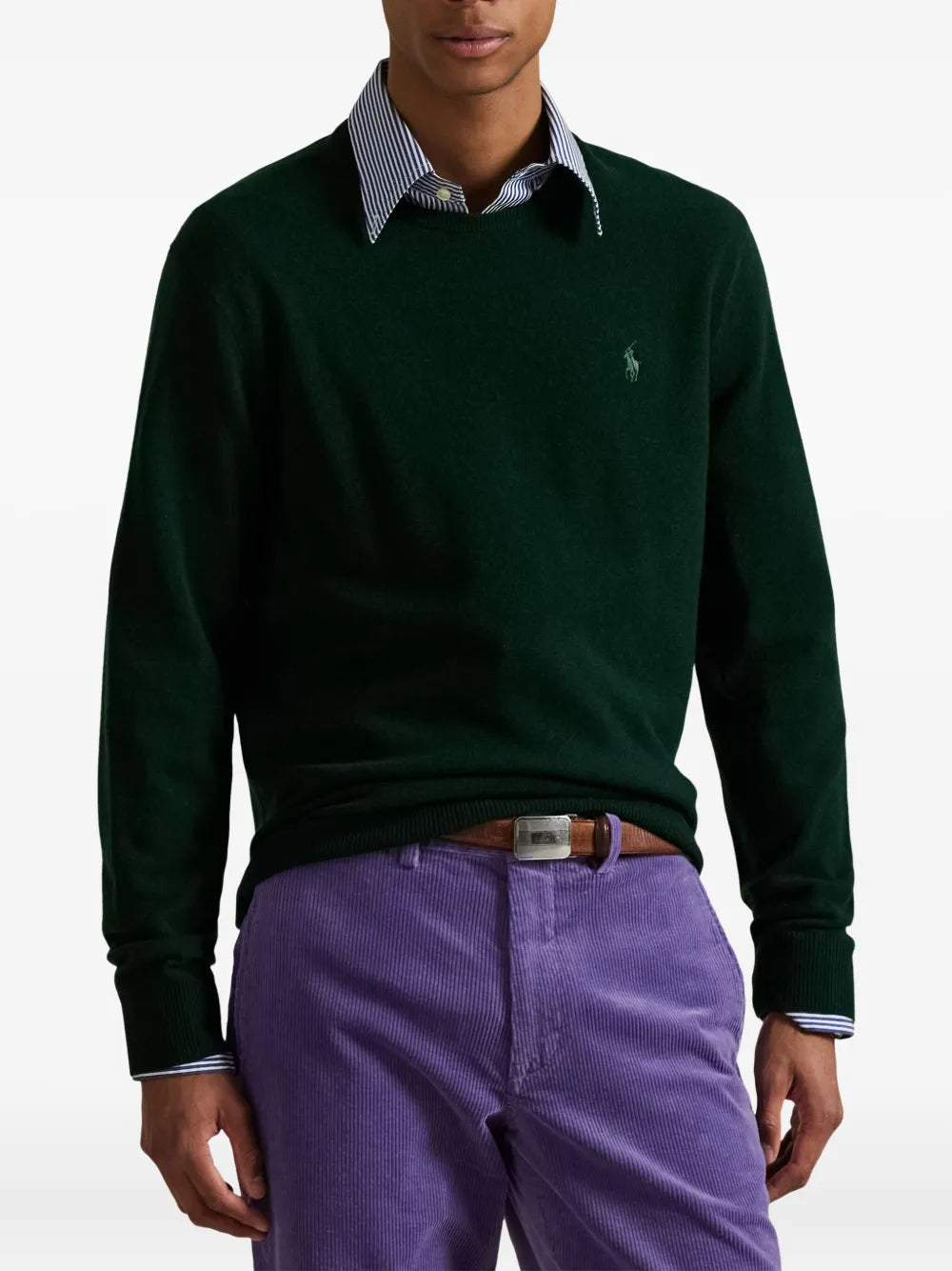Polo Ralph Lauren Men's Wool Crewneck Sweater  Moss Agate Size XL