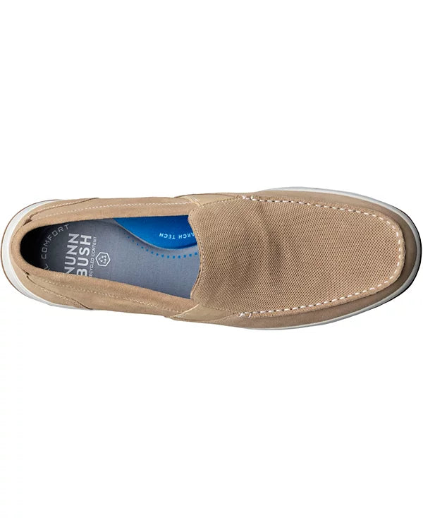 Nunn Bush Men's Luca Venetian Loafer  Stone Size 12