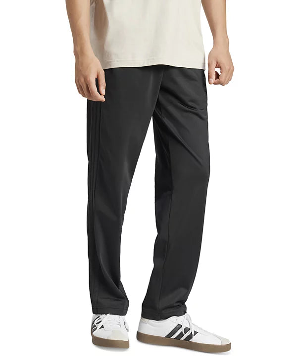 adidas Men's 3-Stripes Regular-Fit Tricot Track Pants  Black Size XL