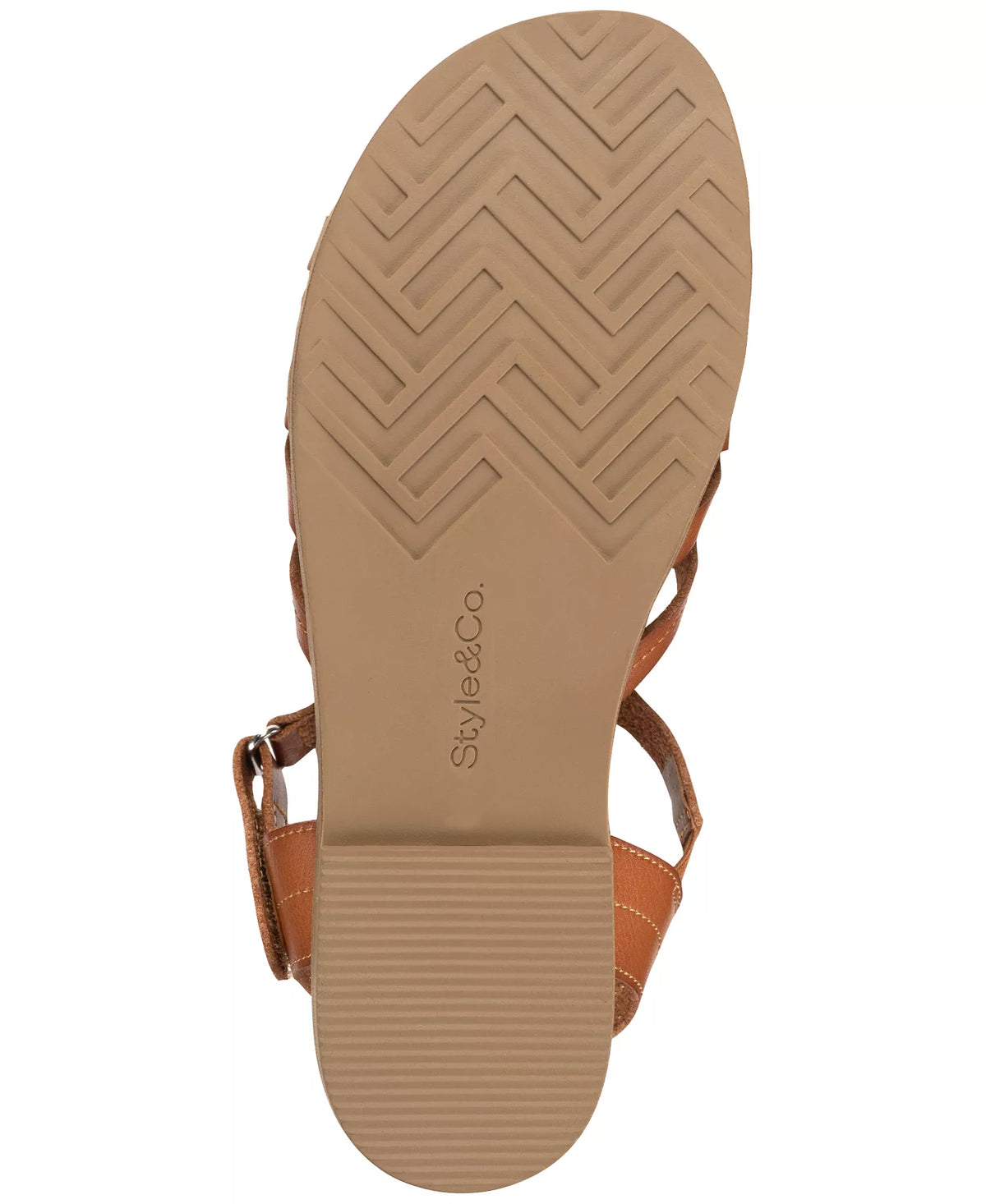 Style & Co Women's Madridd Flat Sandals  Acorn Brown Size 11