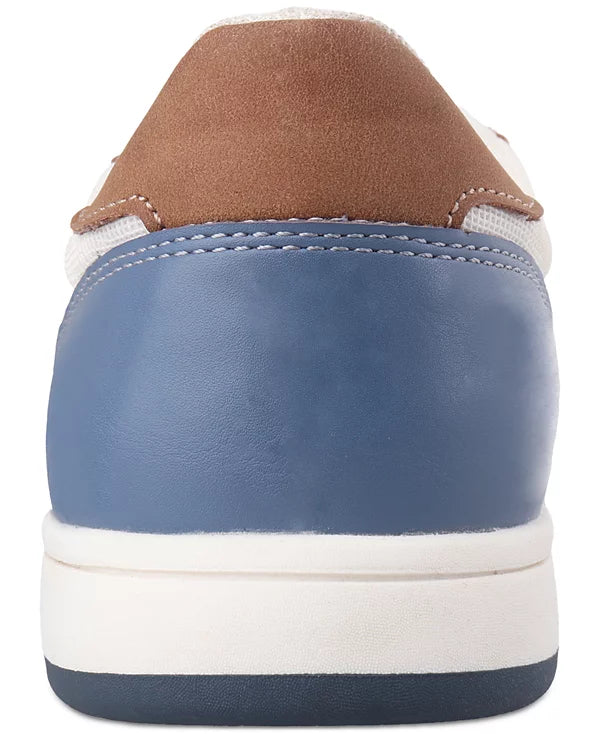 Club Room Men's Dawsonn Lace-Up Sneakers  White Linen Size 9