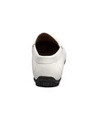 Stacy Adams Men's Conroy Perfed Slip On Shoe  White Size 9