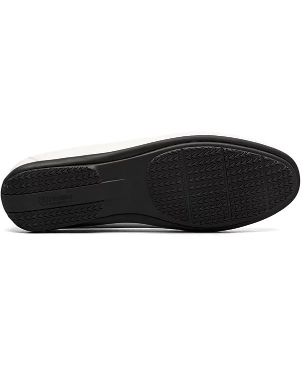 Stacy Adams Men's Conroy Perfed Slip On Shoe  White Size 9