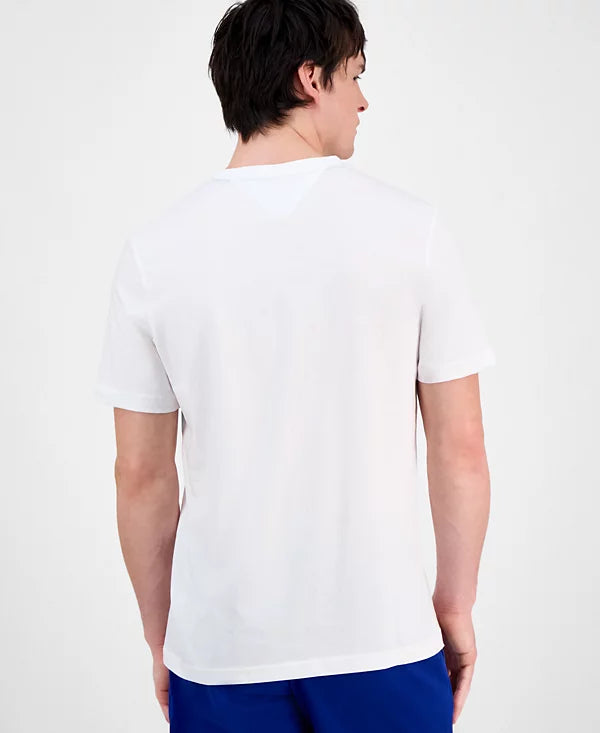 Tommy Hilfiger Men's Flag Logo Box T-Shirt  White Size XL