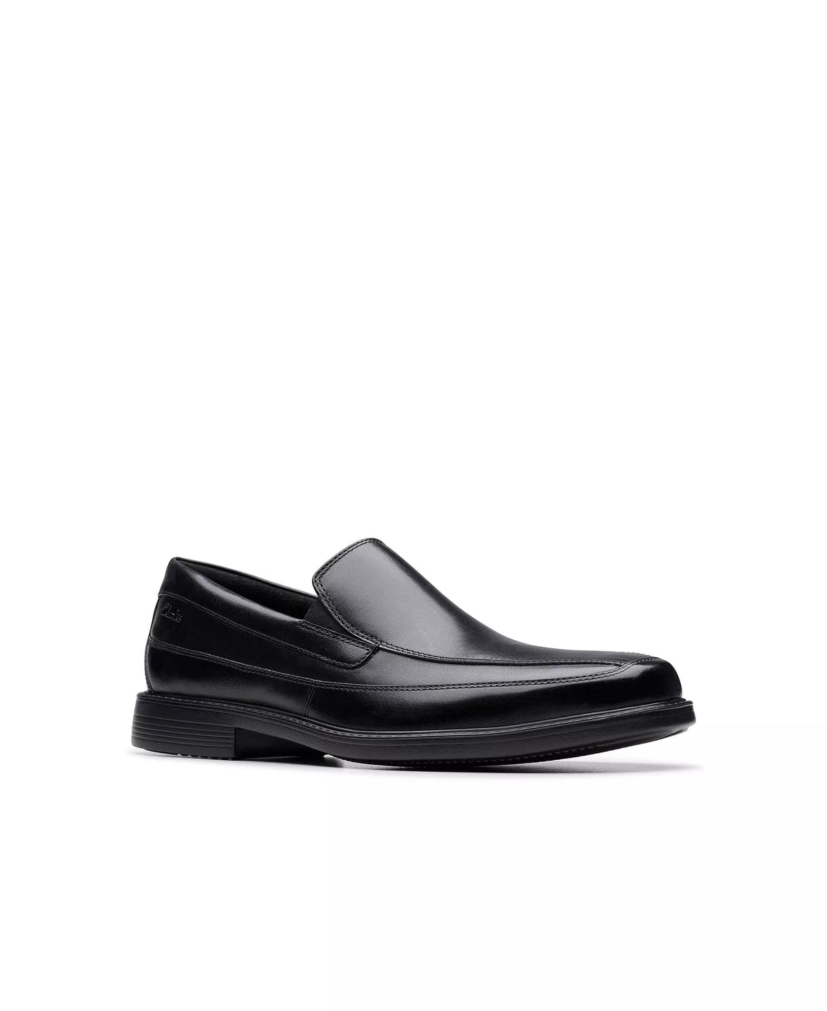 Clarks Men's Cosgrove Free Leather Dress Loafers   Black Leather Size 10