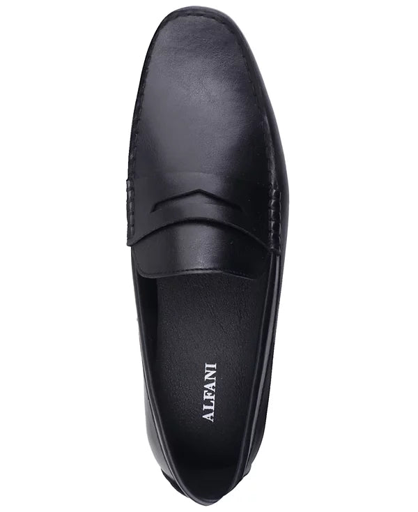 Alfani Men's Masonn Slip-On Penny Driving Loafers  Black Size 9.5