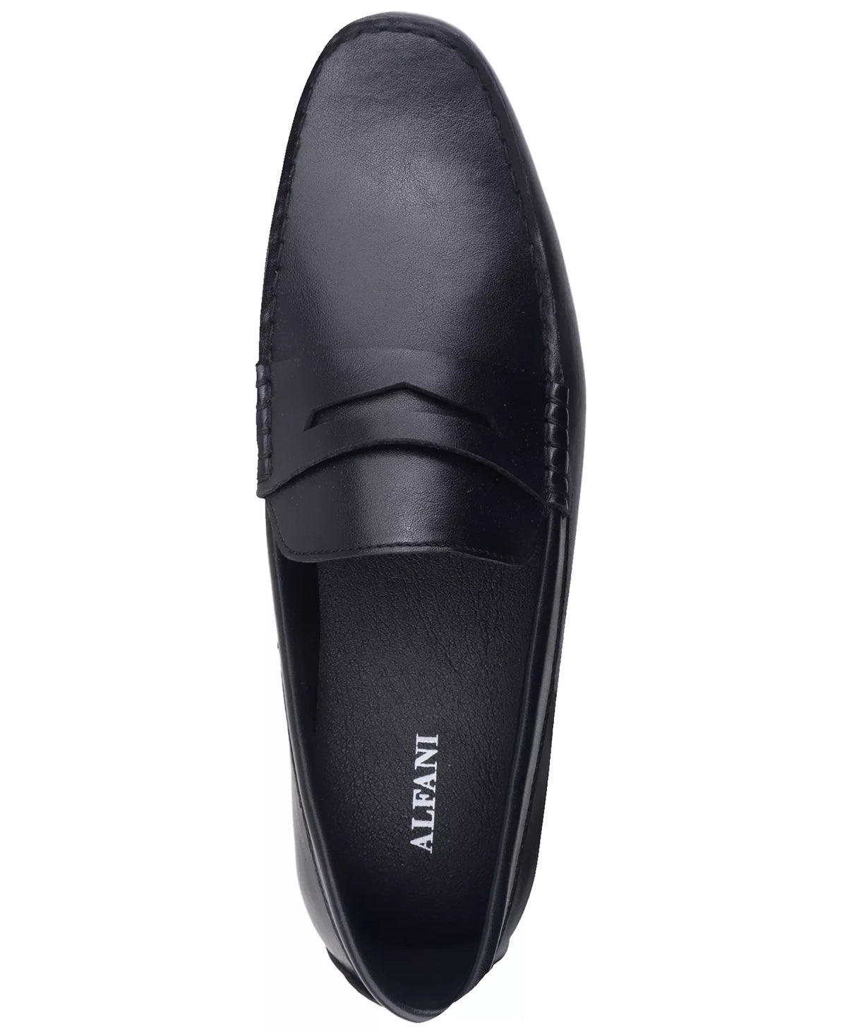 Alfani Men's Masonn Slip-On Penny Driving Loafers  Black Size 7.5
