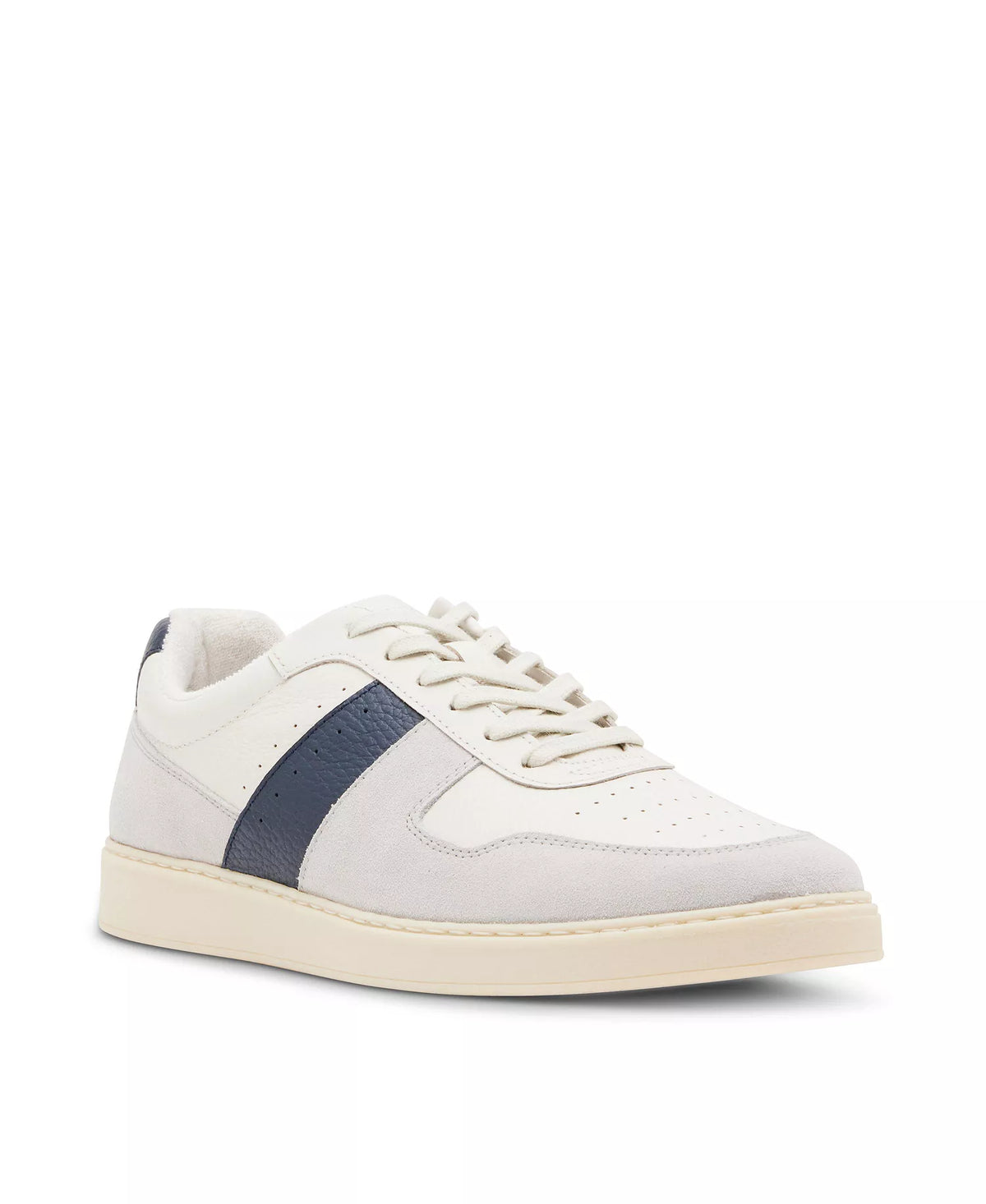 Steve Madden Men's Earnest Fashion Sneaker  White/Blue Size 9