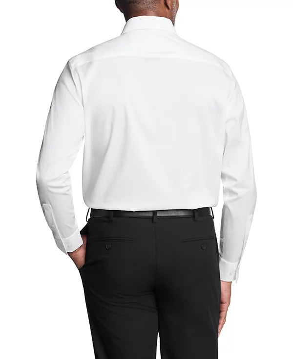 Calvin Klein Men's Stretch Slim Fit Dress Shirt  White 16 34/35