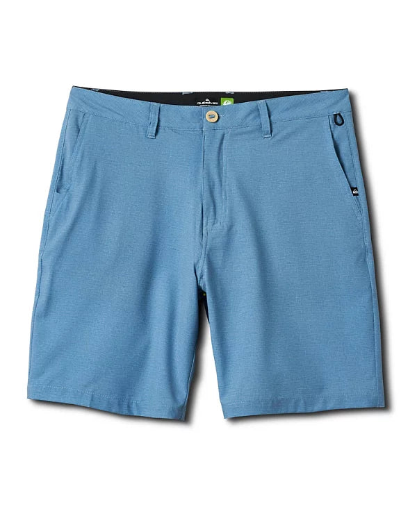 Quiksilver Men's Union Heather Amphibian 20 Hybrid Shorts  Heather Niagara Size 31