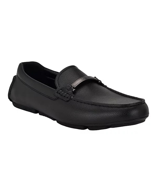 Calvin Klein Men's Maslo Casual Driving Style Loafer  Black Size 8.5