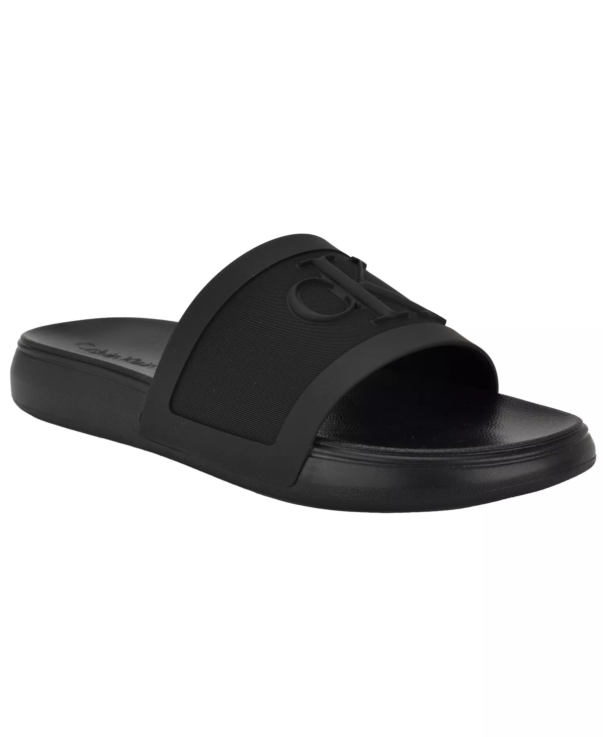 Calvin Klein Men's Wlinderz Casual Slip-On Slide  Black Szie 10