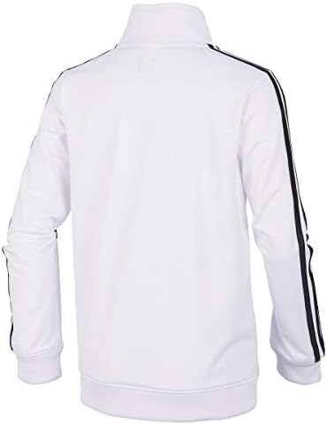 adidas Boys Zip Front Event Tricot Jacket  Color White Size XL (18-20)