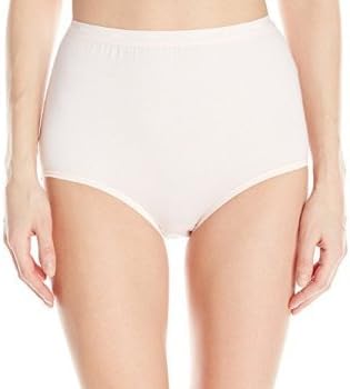 Bali Cut-fit Stretch Brief Full Coverage Panties  Silken Pink Size 9