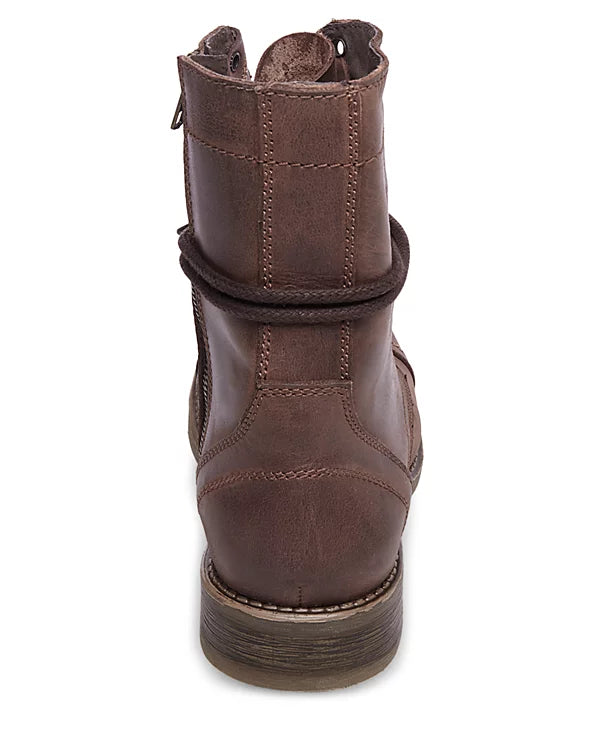 Steve Madden Men's Troopah Leather Boots  Brown Size 8