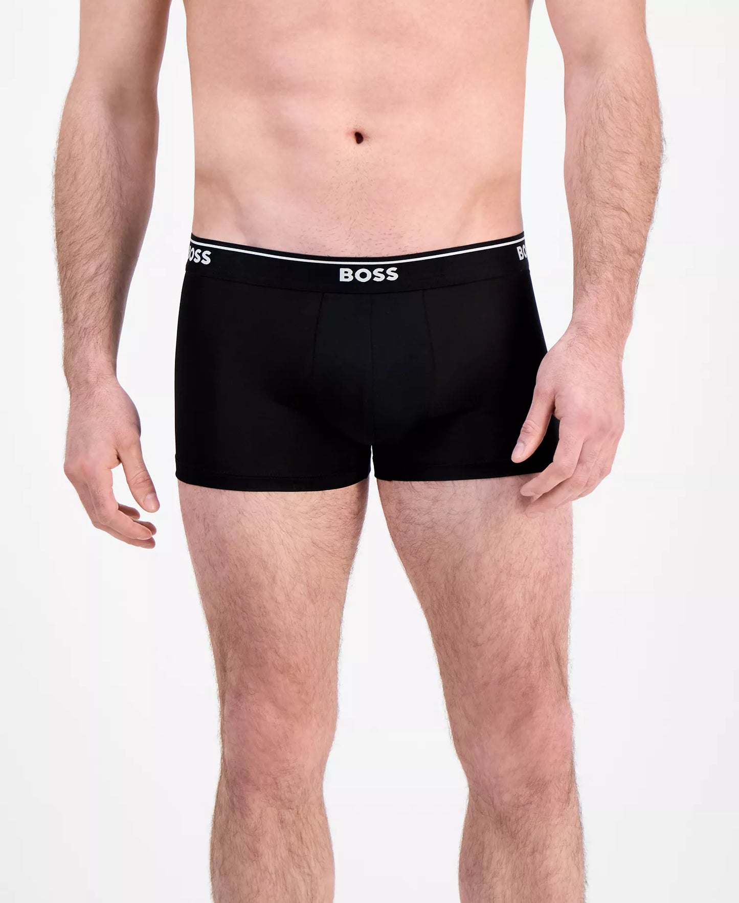 BOSS by Hugo Boss Men's 2-Pk. Logo Waistband Trunks  Black Size L